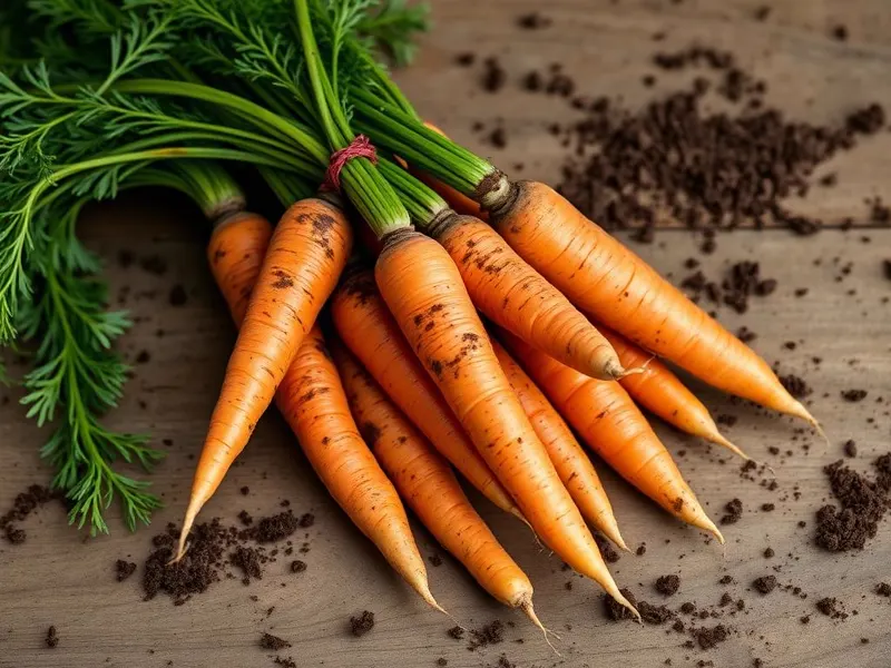 Fen soil carrots